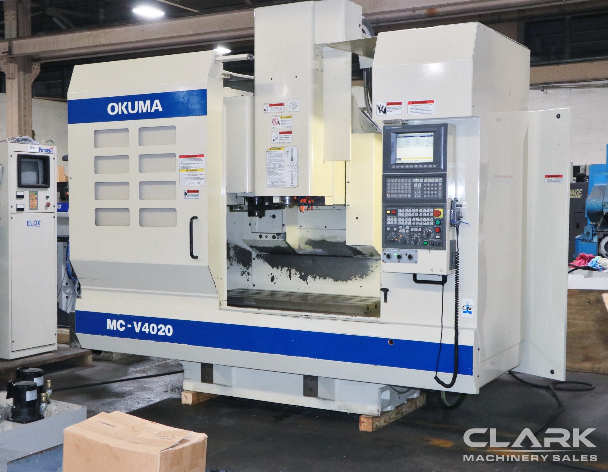 2005 OKUMA MC-V4020 Vertical Machining Centers | Clark Machinery Sales, LLC
