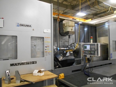 2010 OKUMA MULTUS B750-W/4000 CNC Lathes Multi-Axis | Clark Machinery Sales, LLC