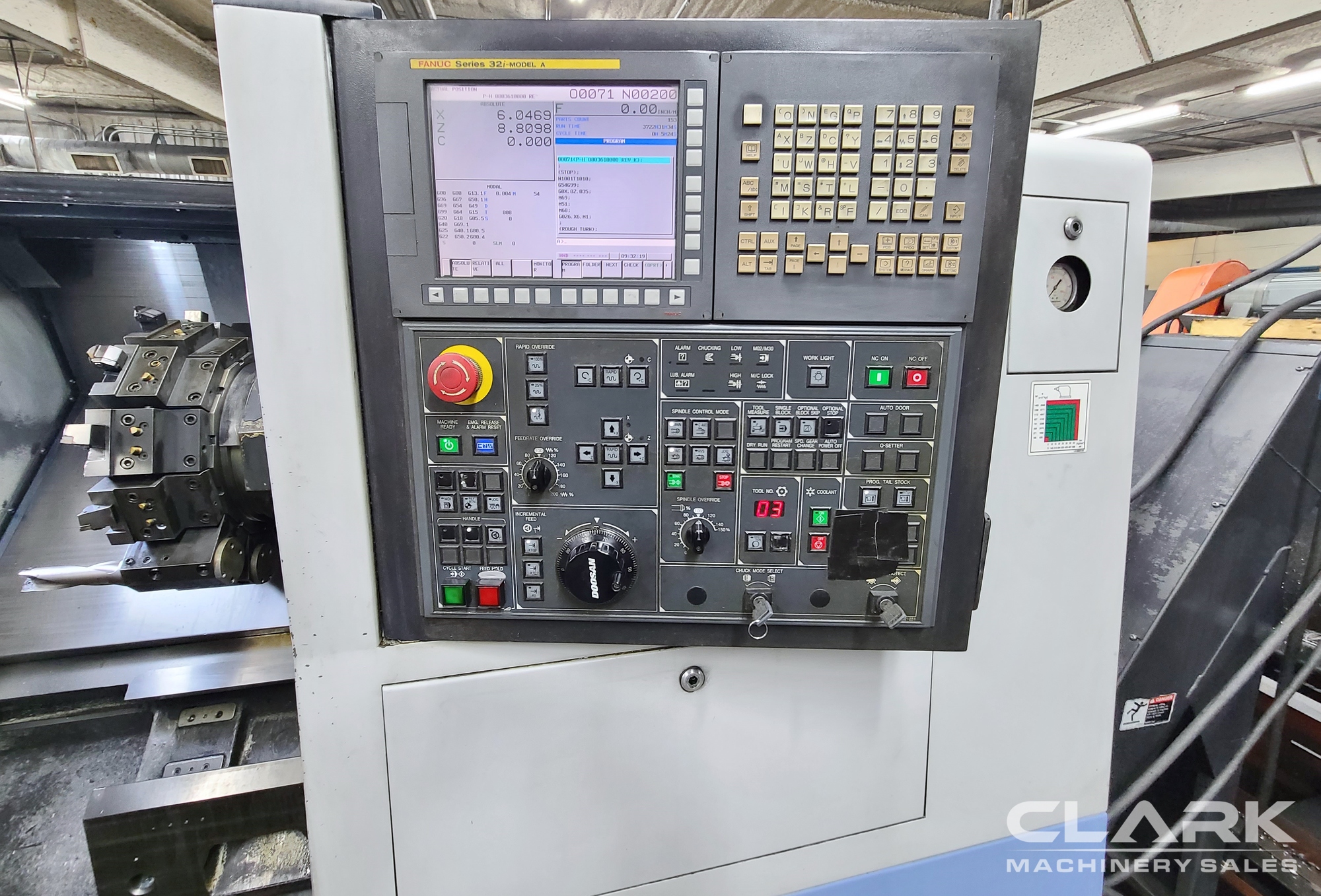 2009 DOOSAN PUMA 240MC CNC Lathes Multi-Axis | Clark Machinery Sales, LLC