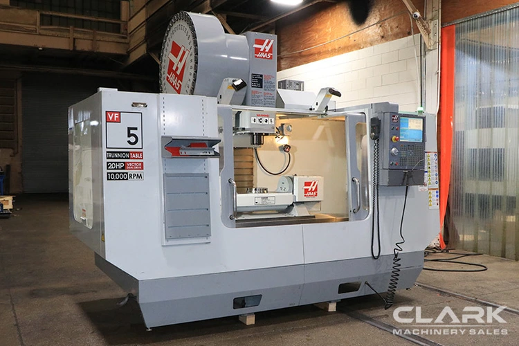 2009 HAAS VF-5/40-TR Vertical Machining Centers | Clark Machinery Sales